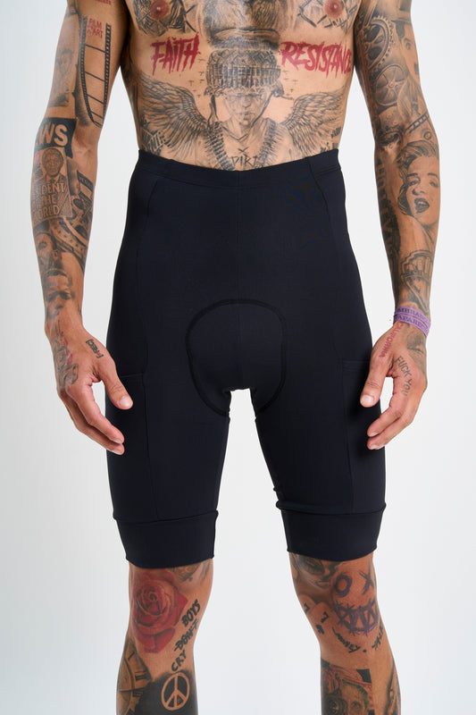 Bermuda de Ciclismo Masculina com Forro Coolmax e Cós Alto