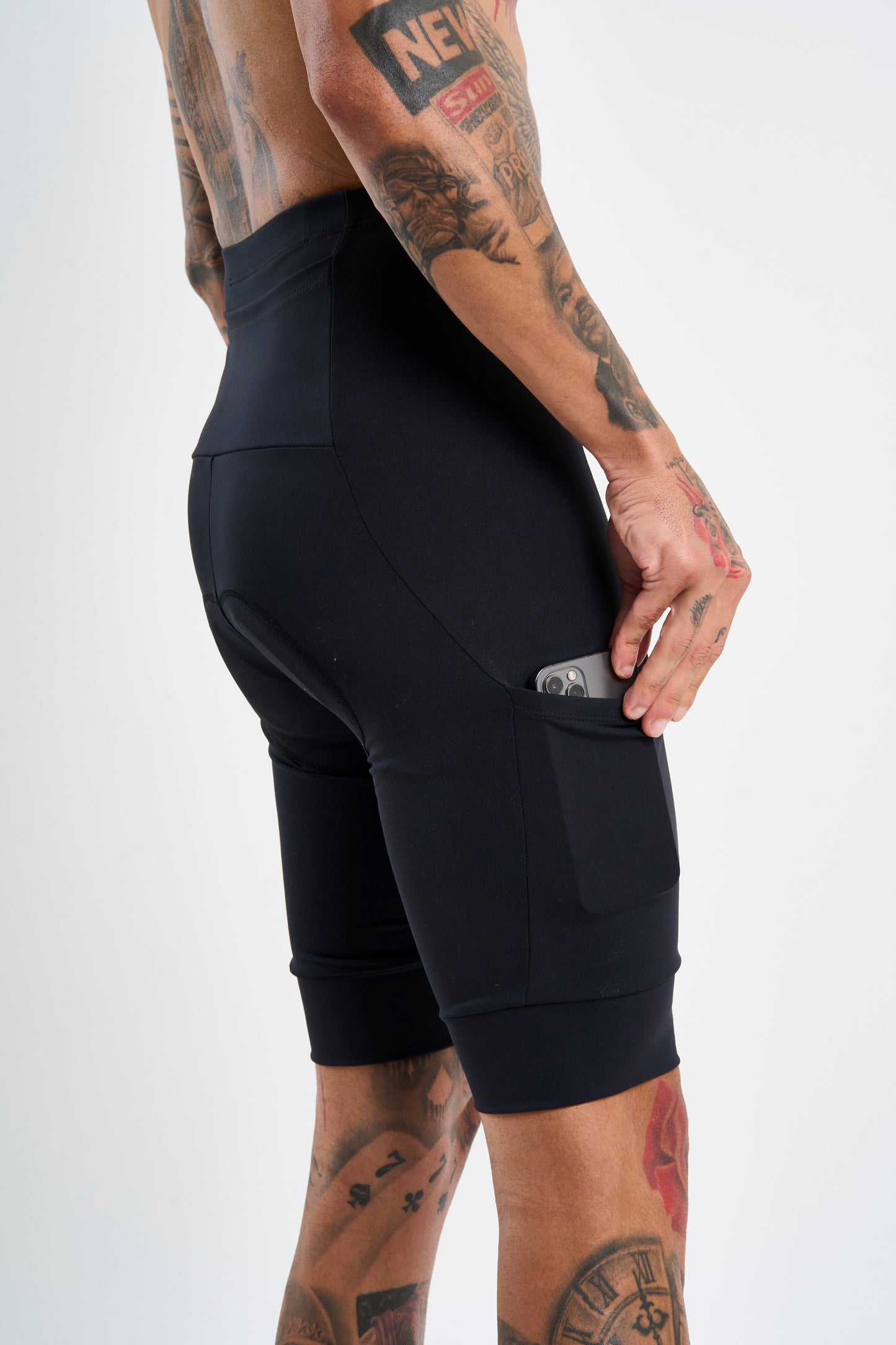 Bermuda de Ciclismo Masculina com Forro Coolmax e Cós Alto