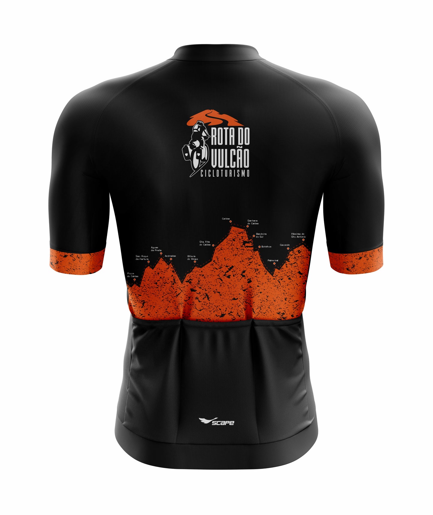 Camisa Ciclismo Rota do Vulcão Montanha Scape