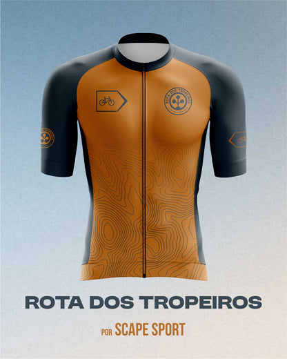 Camisa Ciclismo Rota dos Tropeiros Cinza Scape