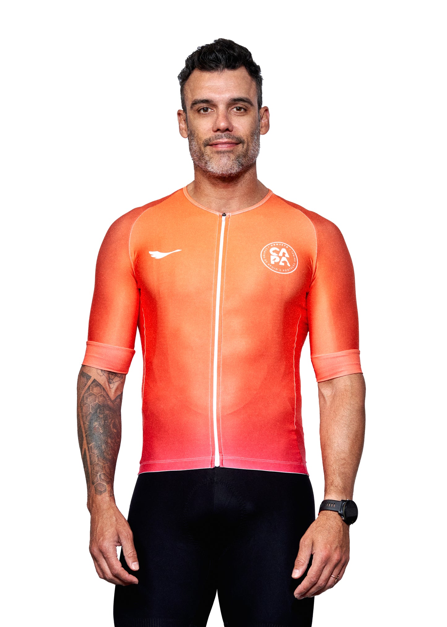 Camisa Ciclismo CAPA Laranja Scape