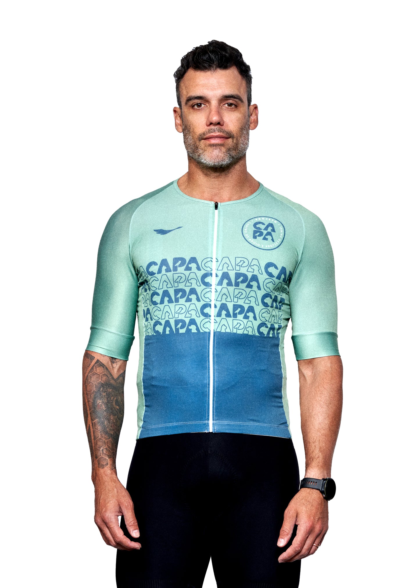 Camisa Ciclismo CAPA Verde Scape