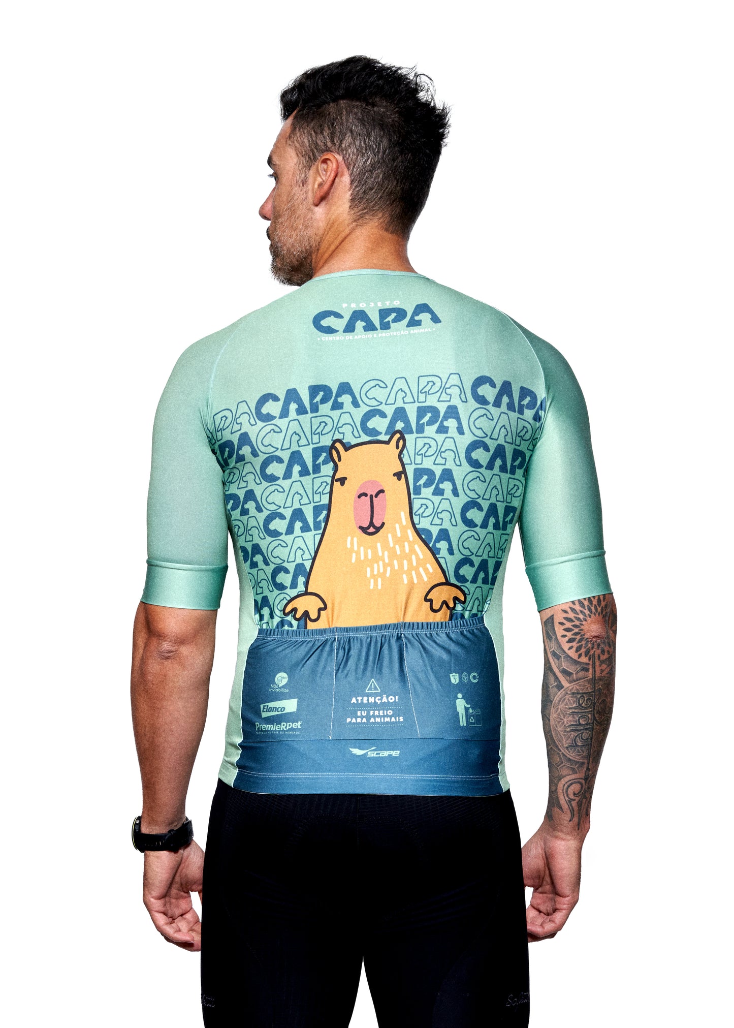 Camisa Ciclismo CAPA Verde Scape