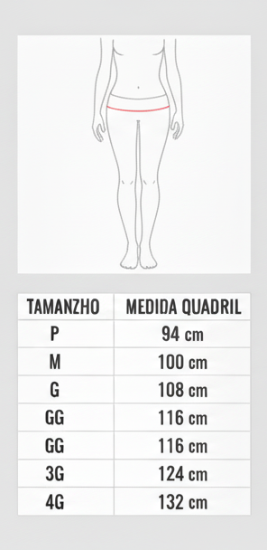 Bermuda de Ciclismo Feminina com Forro Coolmax e Cós Alto