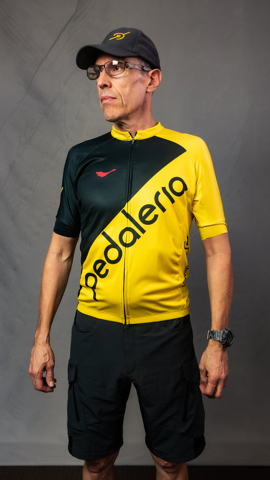 Camisa de Ciclismo Scape Pedaleria Amarela