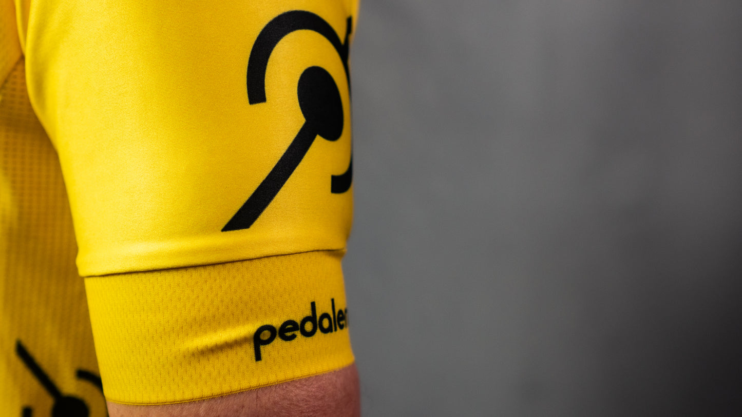 Camisa de Ciclismo Scape Pedaleria Amarela