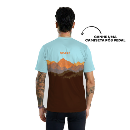 Camisa de Ciclismo VeloFlex Unissex – Horizonte