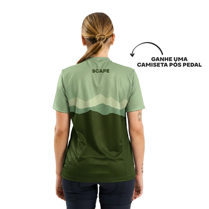 Camisa de Ciclismo VeloFlex Unissex – Serra Verde