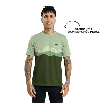 Camisa de Ciclismo VeloFlex Unissex – Serra Verde