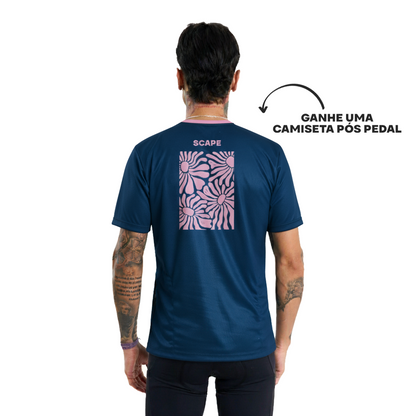 Camisa de Ciclismo VeloFlex Unissex – Luna