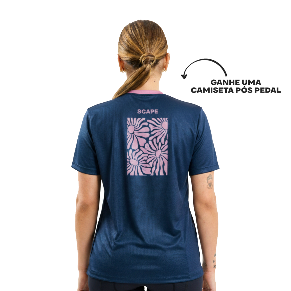 Camisa de Ciclismo VeloFlex Unissex – Luna
