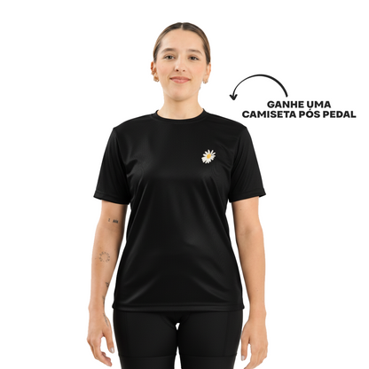 Camisa de Ciclismo VeloFlex Unissex – Margaridas