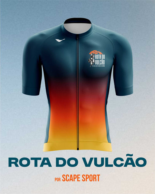 Camisa Ciclismo Rota do Vulcão Degradê Scape