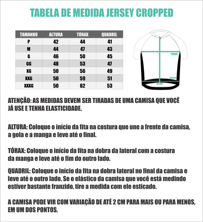 Cropped de Ciclismo Ciclista Piranha – Ju Ba x Scape