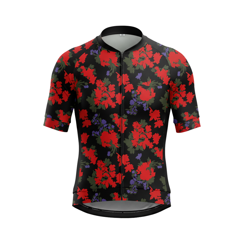 Camisa de Ciclismo VeloFlex Unissex – Flores Urbanas
