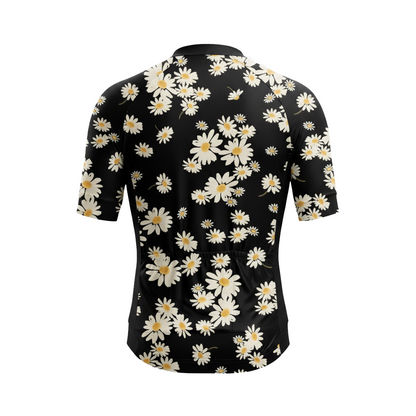 Camisa de Ciclismo VeloFlex Unissex – Margaridas
