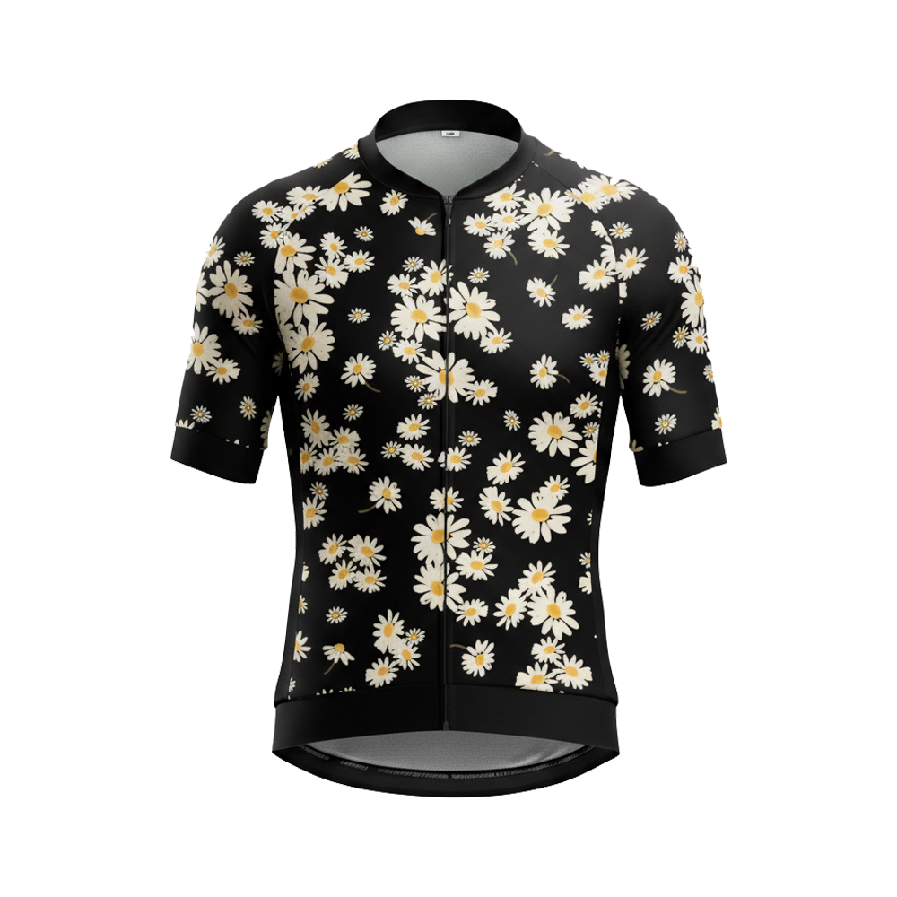 Camisa de Ciclismo VeloFlex Unissex – Margaridas