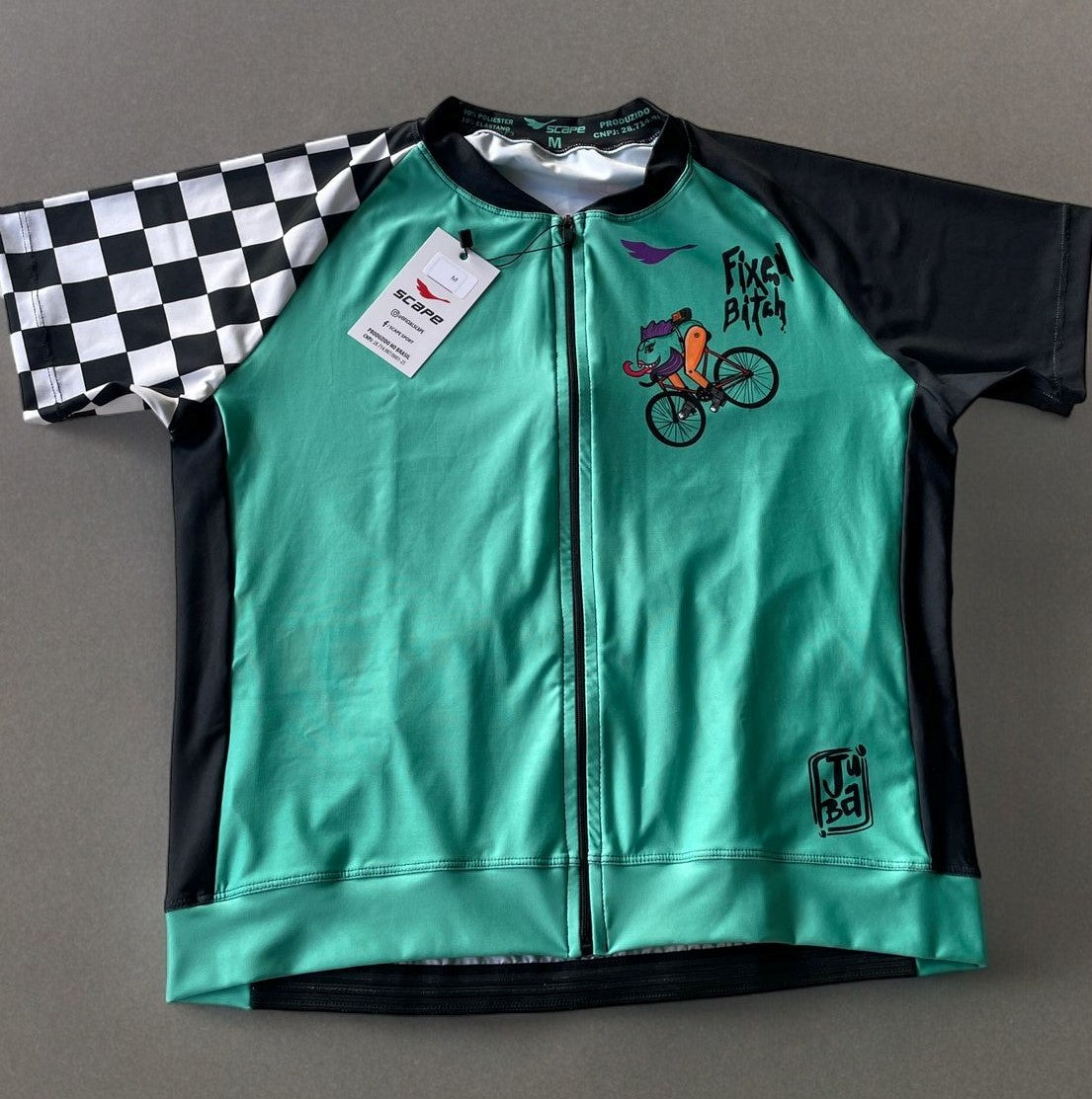 Jersey Cropped Ciclista Piranha